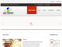 Tablet Screenshot of go-trans.pl
